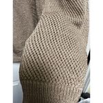 Etcetera CNS) NWT $218 Women's  X-Large Carmel‎ Brown Long Sleeve Sweater Sheen Photo 2