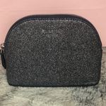 Kate Spade Glitter Dome Cosmetic Case • Black Sparkle Makeup Bag NWT Photo 0