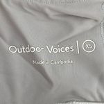 Outdoor Voices Doing Things White Cloud Polka Dot Sports Bra Sporty Athletic XS Photo 6