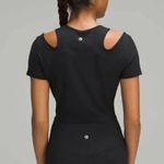 Lululemon  Shoulder Cut-Out Yoga T-Shirt Photo 1