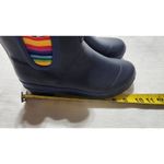 landchief size 8 rubber rainbow shoes woman Black Photo 3