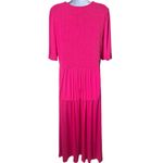 Boden Bethany Smocked Jersey Dress in Berry Pink Milk Maid Renaissance 14 Size undefined Photo 5
