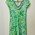 Lilly Pulitzer Harper Pom Pom Detail Tunic Dress sz XS . Photo 1