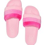 Victoria's Secret 
Striped Faux Fur Slides Photo 0