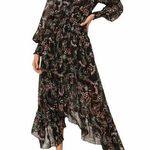 MISA Los Angeles  Zahra Paisley Dark Floral Midi Dress Size small Photo 0