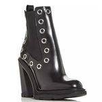 Alexander McQueen NEW  Tread Grommet Embellished Boots Black Size 39.5, NWT $1290 Photo 1
