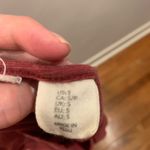 3/4 Sleeve Drape Front Top Women’s Small Dark Pink Cotton Modal Photo 3