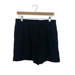 Aritzia NWOT Babaton by Arvin High Rise Crepe Trouser Shorts Black Size L Photo 4