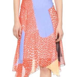 Diane Von Furstenberg NWOT ‎ DVF Dita 100% Silk Midi Dress Starfish Multi 4 Photo 0