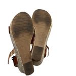 Reaction Kenneth Cole Card Wedge Sandal Brown Wedge Sandals Size 10 Photo 7