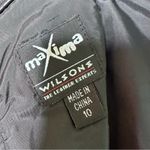 wilson's leather Wilson Maxima Black Leather Skirt Size 10 Photo 4