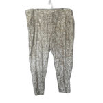 Gap Women's Cream and White Trousers Size XXL 2XL beach vacation lounge relaxed Photo 1