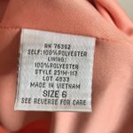 Olivia Matthews  Women's Dress Coral/Peach Round-neck Sleeveless size 6 Photo 8