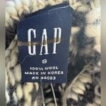 Vintage Y2K Wool Turtleneck Sweater Black White Knit Y2K Teacher small Gap Photo 1