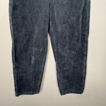 American Eagle  Womens Stretch Corduroy Barrel Leg Blue Gray Pants Size 10 Photo 2