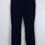 Theory Treeca Pull-On Pant Modern Crepe Black Women’s Size 000 Trousers Office Photo 1