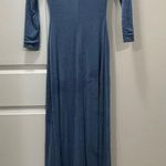 Significant Other Blue Yara Cold Shoulder Long Sleeve Maxi Dress Size 6 US $256 Photo 5