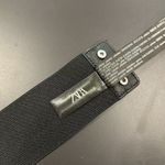 ZARA  Rhinestone Bling Silver Black Belt Photo 2