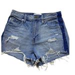 Pistola  Womens Jean Shorts Raw Hem Highrise Distressed Size 26 Photo 0