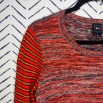 Gap  Cotton Marled Striped Sweater Size Medium Photo 2
