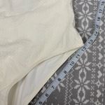 Massimo Dutti NWT Off White One Piece Open Back Swimsuit Size Large Photo 9