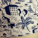 Charter Club  Fitted Blue and White Short Sleeve T-Shirt (746) Photo 8