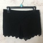 Anthropologie #120 ELEVENSES Black Lace Shorts Photo 0
