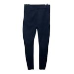 Spanx  Faux Suede Leggings Women’s Size Medium Navy Pull-On High Rise Slim Pants Photo 4