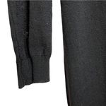 Moschino  Black Virgin Wool Front Knot Mini Sweater Dress Photo 2