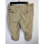 Columbia ‎ Womens Tan Cotton Capris Pants Size 14 Photo 2
