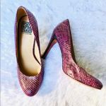 Pour La Victoire Pour La Victorie Heels 9 Pumps Haya Snake Print Pumps Fuschia Party Vacation Photo 2