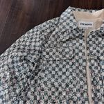 Steve Madden  checker sequin shirt jacket Photo 3