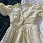 Abercrombie & Fitch Abercrombie Midi Dress Yellow Photo 3