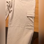 Belle Beach by Kim Gravel Cream Wide Leg Cropped Cream pants summer beach pocket Size L Photo 4