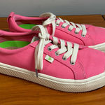 Cariuma OCA Low Rose Pink Lemonade Canvas Sneakers Lace Up W8 Size 8 Photo 0