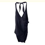 Anne cole  collection one piece black bathing suit Photo 2