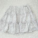 Princess Polly flowy spotted white skirt Photo 0