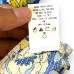 MELLODAY NWT Blue Yellow Floral Ruffle Top - Size Large Photo 6