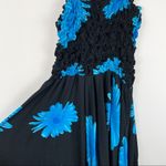 Y2K Coconut Girl Mini Dress Floral Print Black Size M Photo 7