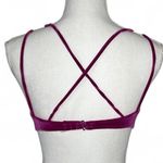 PINK - Victoria's Secret PINK Victoria’s Secret Logo Velvet Bikini Top Photo 3