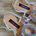 Dollhouse Utopia silver rhinestone sandals size 7 Photo 2