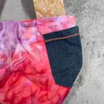 Ginger Patchwork Hobo Bag & Black Tassel Tote Set NWT Boho Eclectic Hippie Orange Photo 3