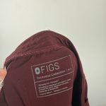 FIGS  Catarina Scrub Top Zamora Jogger Scrub Pants Set Burgundy Womens Medium Photo 11