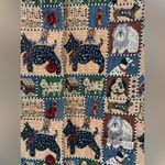 Stonebridge dog‎ print tapestry vest with pockets, size petite Large Photo 3