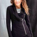 Matilda Jane Laia Ponte Asymmetrical Black Full Zip Asymmetrical Jacket Sz S Photo 12