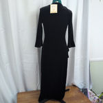 Kathie Lee Collection 2000's Deadstock Kathie Lee Velvet Dress w/bag Small Photo 6