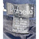 Rafaella Blazer Womens Size 6 Black Floral Button Boho Career Office Preppy Photo 9