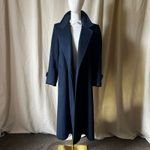 Vintage Forecaster Boston Navy Wool Long Coat USA Double Breasted S/M Blue Size 8 Photo 7