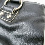 Vintage 90s Black Pebbled Shoulder Bag Purse Photo 6