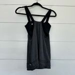 Lululemon Women’s 4 Black Grey Strappy Sports Bra Tank Top Photo 2